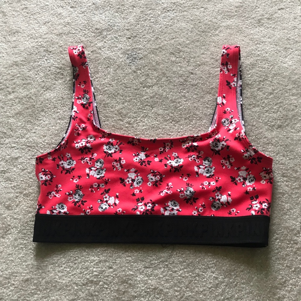 Pink Sports Bra
